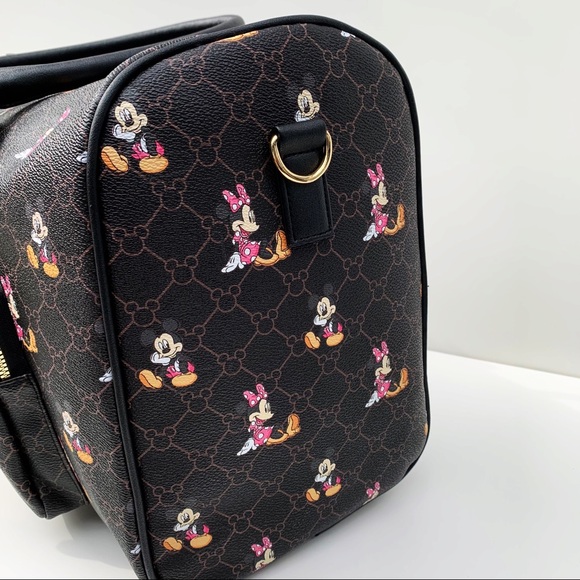 Disney Mickie & Minnie Travel Bag / Weekender - Picture 10 of 12